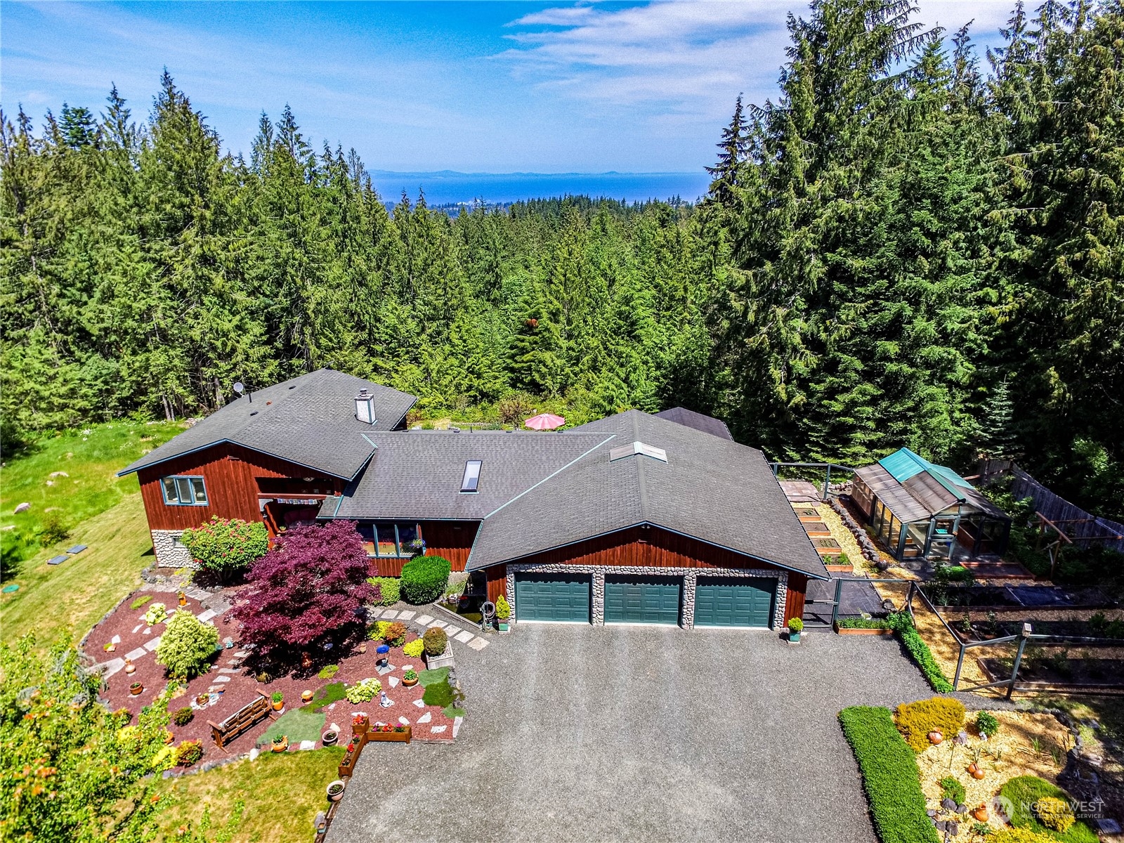 443 Westridge Road Port Angeles, WA 98363 - Photo 3 of 40 an aerial view of a house