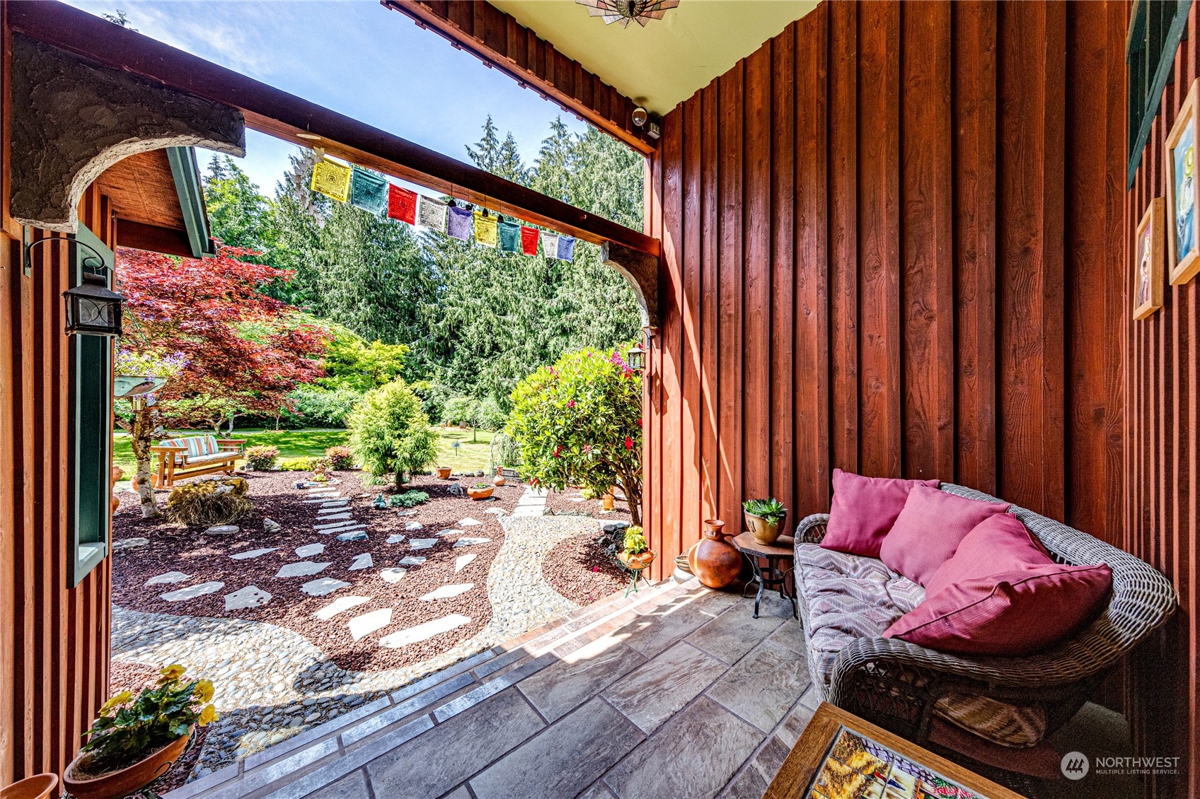443 Westridge Road Port Angeles, WA 98363 - Photo 7 of 40 a view of patio with a table and chairs