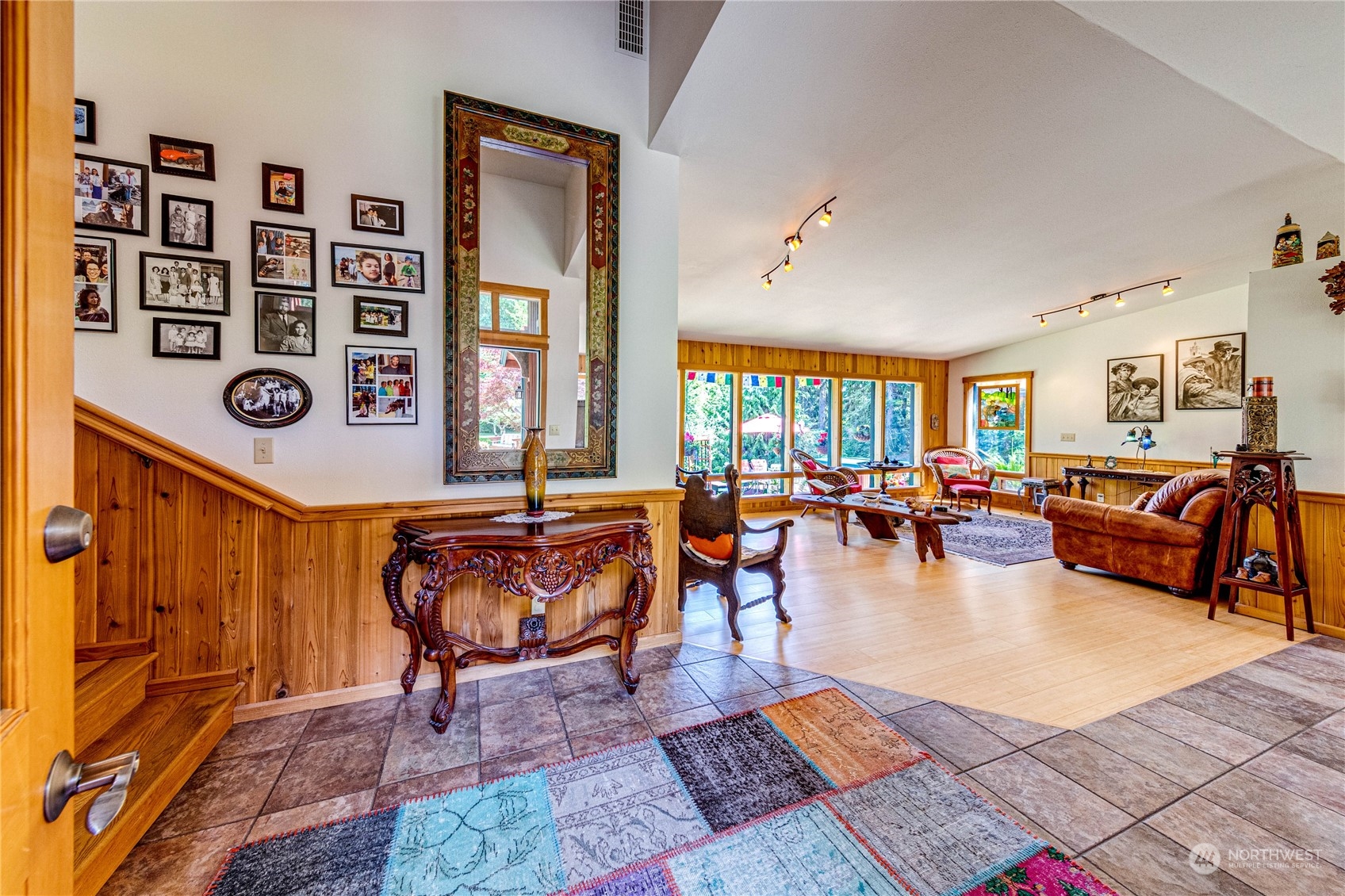 443 Westridge Road Port Angeles, WA 98363 - Photo 8 of 40 a living room with furniture and wooden floor