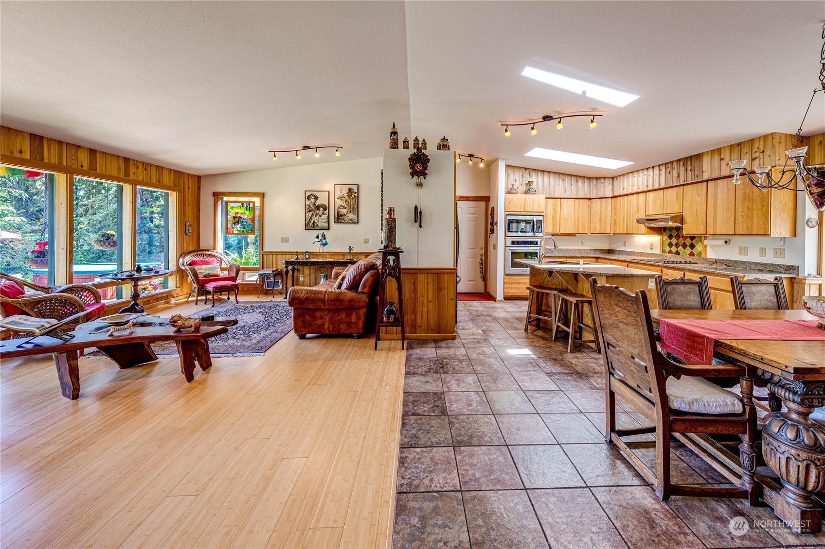 443 Westridge Road Port Angeles, WA 98363 - Photo 9 of 40 a living room with lots of furniture and a large window