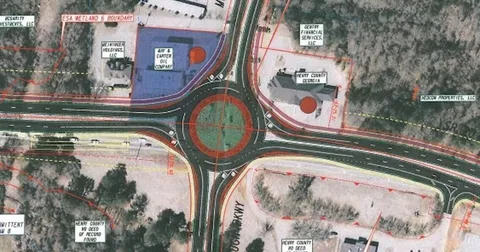 a view of swimming pool with a garden and plants