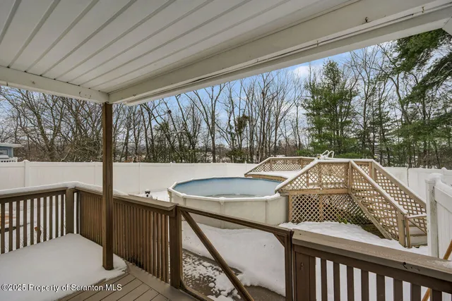 a view of outdoor space and swimming pool