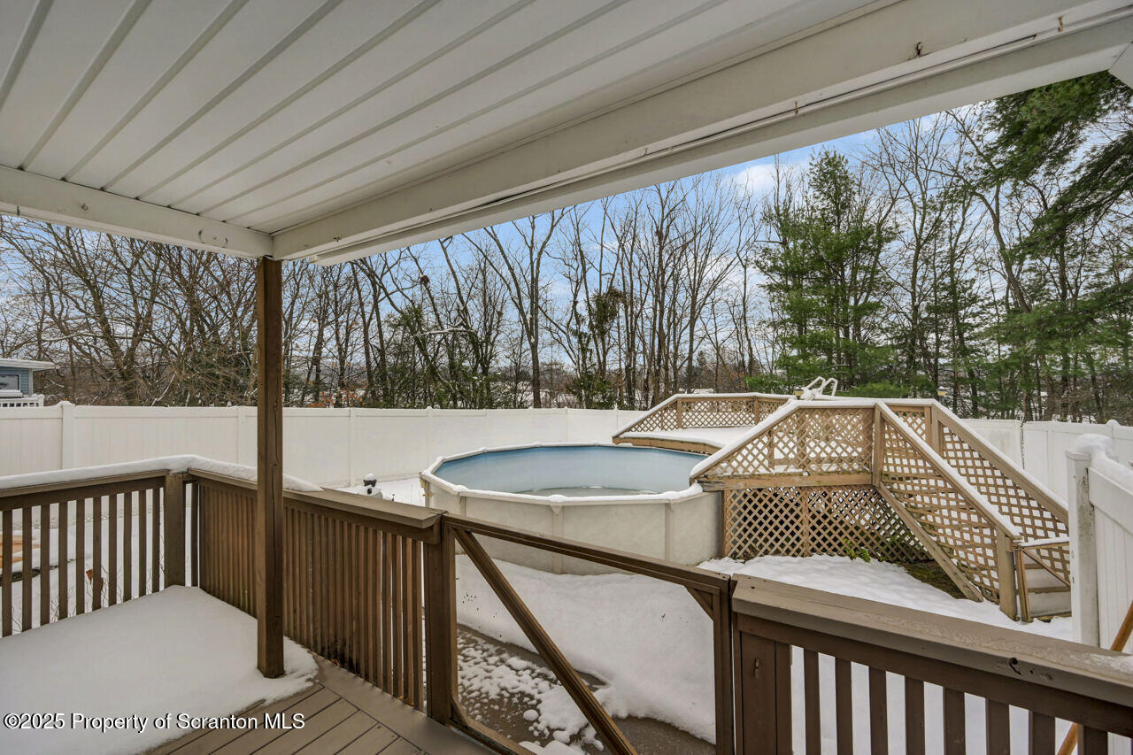 113 Taroli Street Old Forge, PA 18518 - Photo 33 of 41 a view of a balcony with furniture