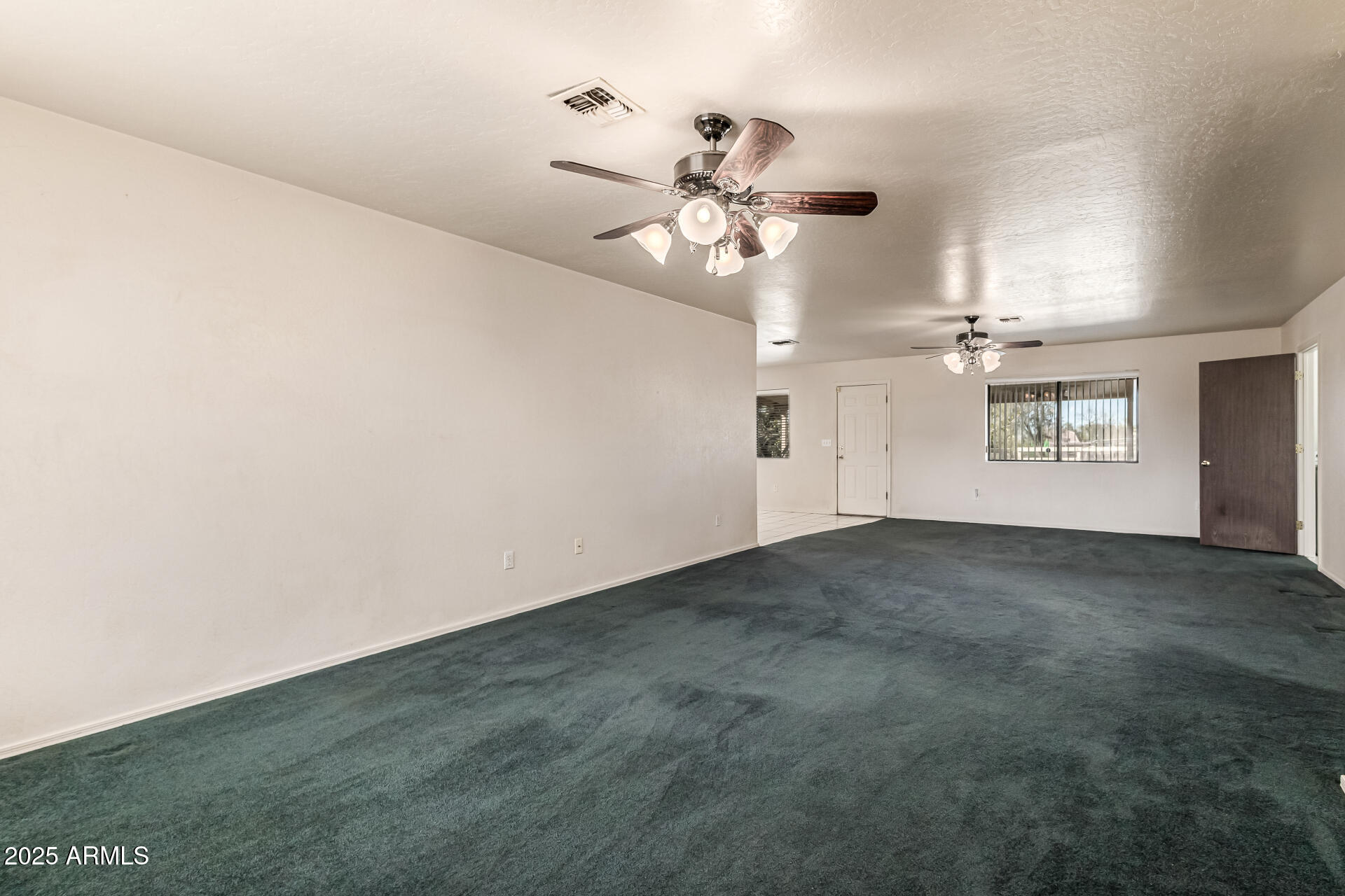 1008 North Meridian Drive Apache Junction, AZ 85120 - Photo 7 of 38 en empty room with windows and ceiling fan