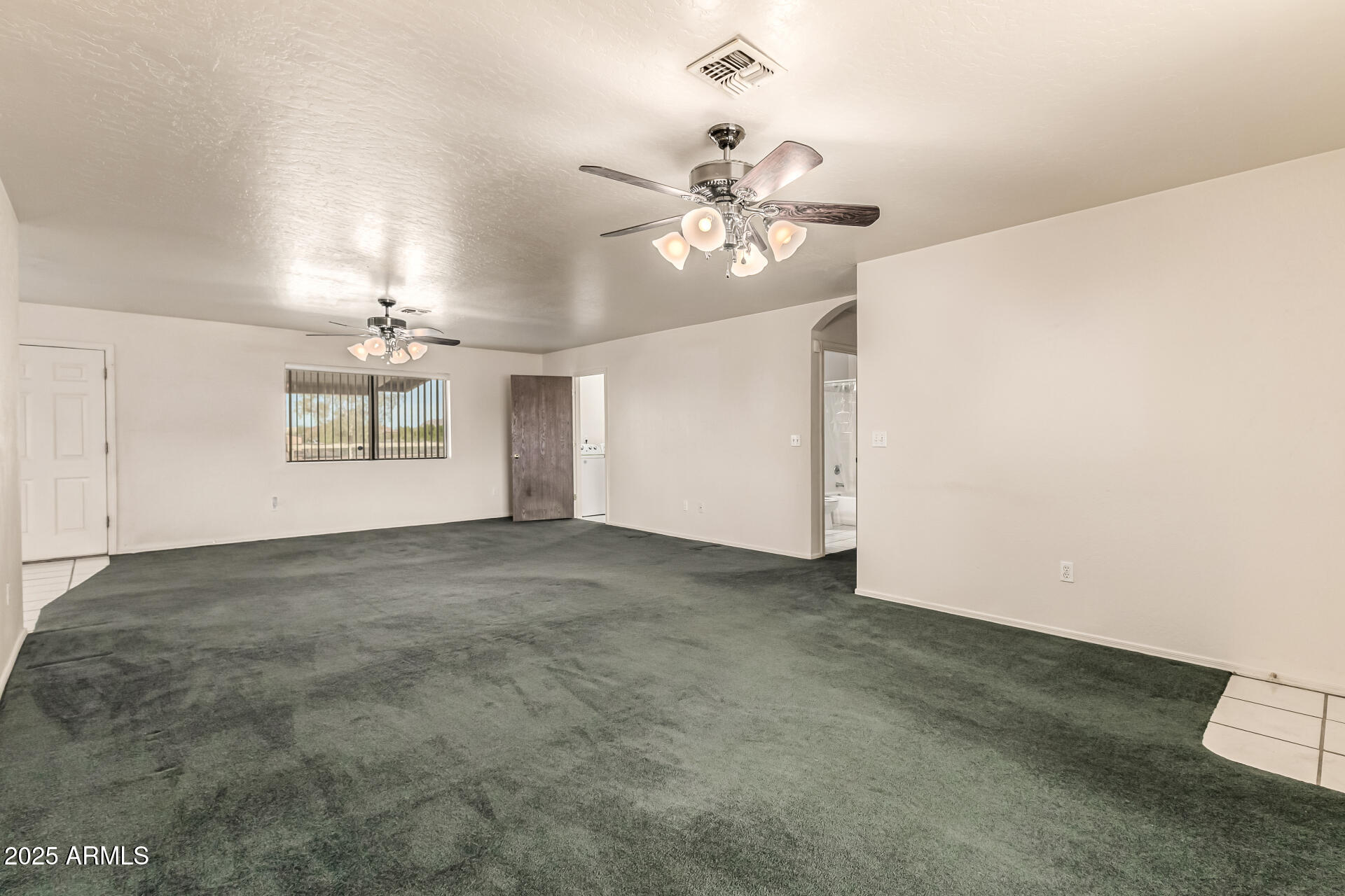 1008 North Meridian Drive Apache Junction, AZ 85120 - Photo 8 of 38 en empty room with windows and ceiling fan