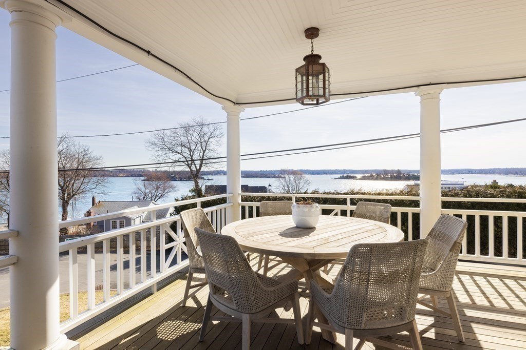 2 Merrill Street Hingham, MA 02043 - Photo 32 of 34 a view of a dining room with furniture window and outside view