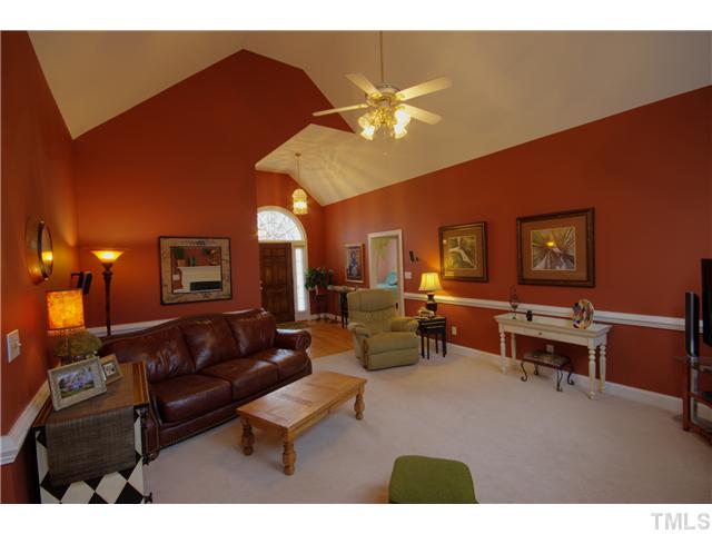 11700 John Allen Road Raleigh, NC 27614 - Photo 6 of 22 a living room with furniture a lamp and a dining table