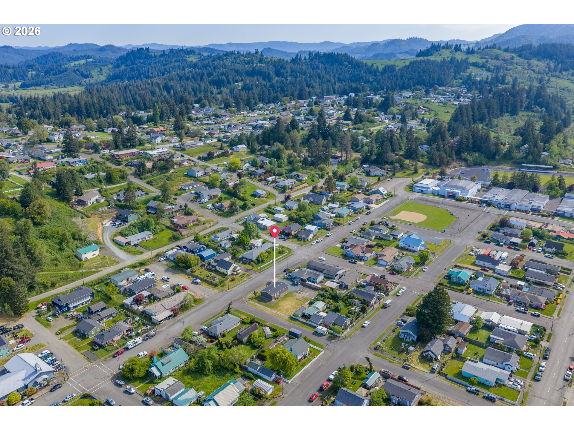 1314 Bothwick Street Myrtle Point, OR 97458 - Photo 36 of 38 a view of a city