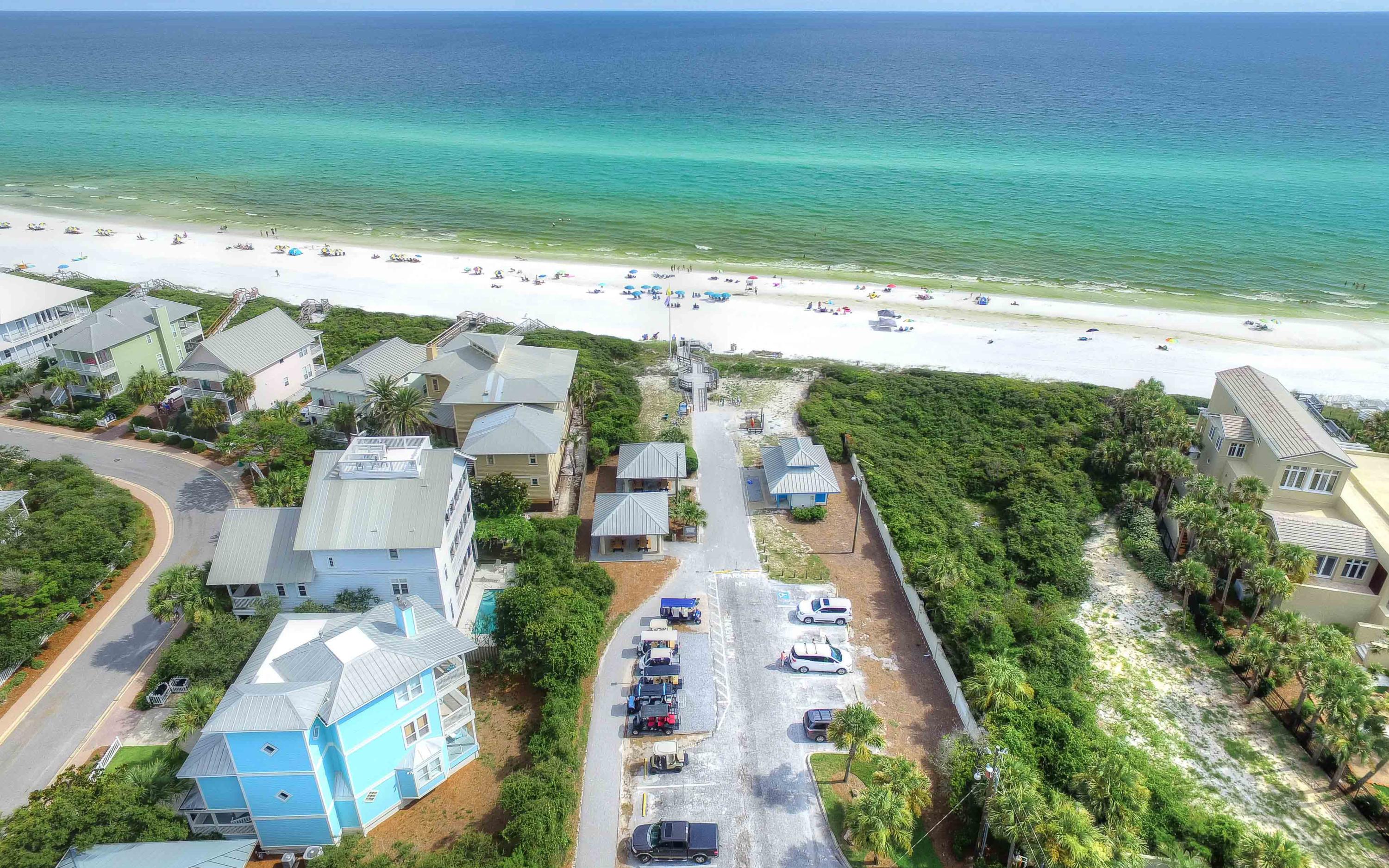 7 Windward Cove Santa Rosa Beach, FL 32459 - Photo 22 of 25 an aerial view of ocean with residential house and outdoor space