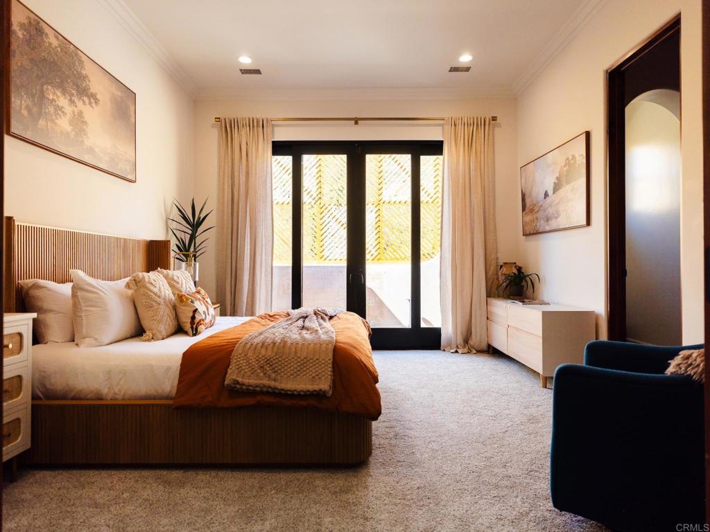 18000 Sunset Point Road Poway, CA 92064 - Photo 11 of 19 a bedroom with a bed and a couch