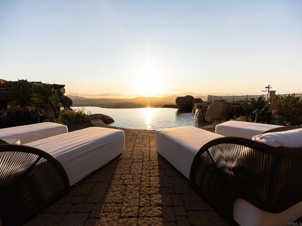 18000 Sunset Point Road Poway, CA 92064 - Photo 18 of 19 a terrace with outdoor seating and trees