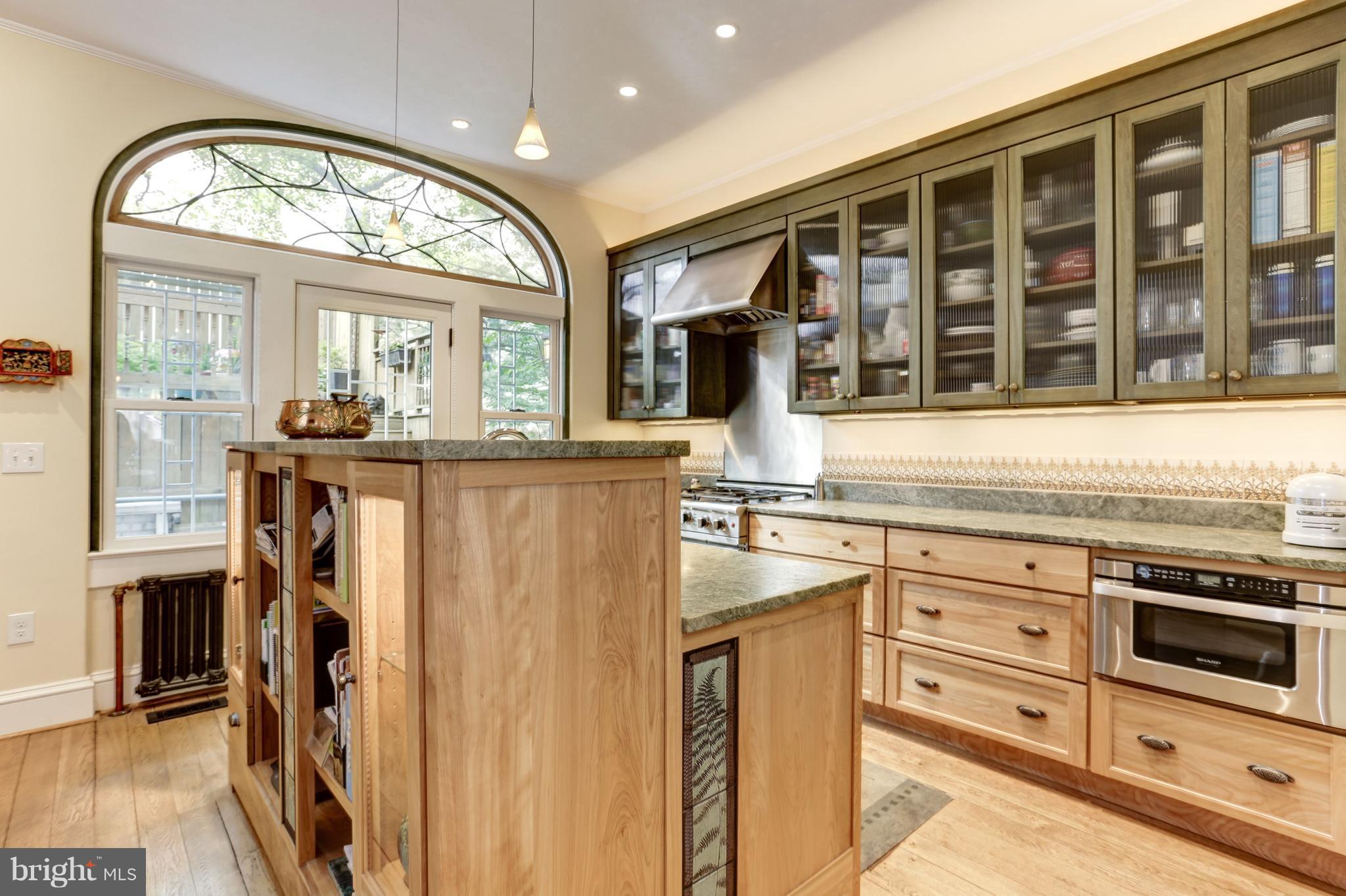 1622 S Street Northwest Washington, DC 20009 - Photo 13 of 23 Gourmet Kitchen with Table Space