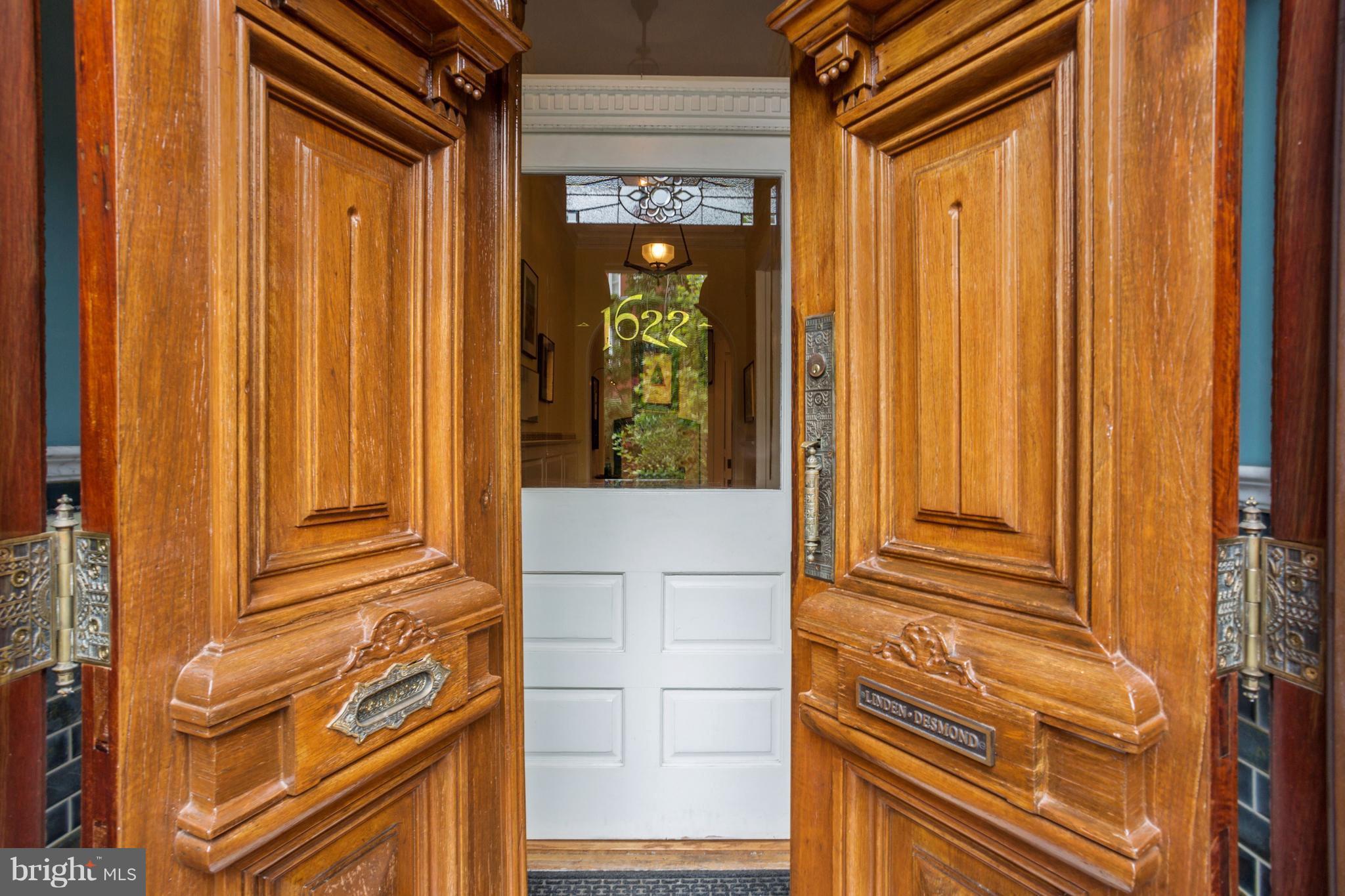 1622 S Street Northwest Washington, DC 20009 - Photo 3 of 23 Restored Vintage Front Doors