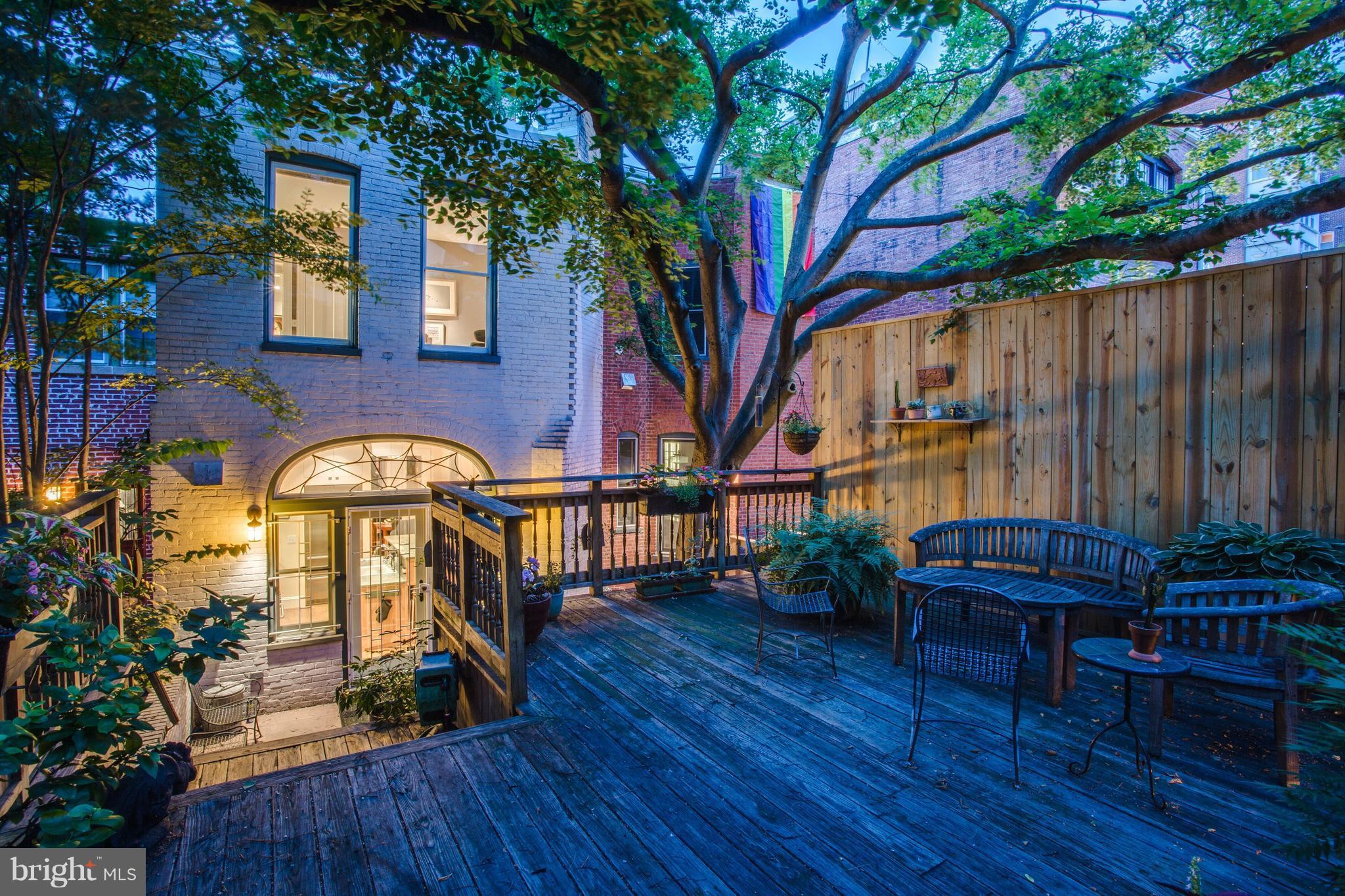 1622 S Street Northwest Washington, DC 20009 - Photo 22 of 23 Private Back Deck
