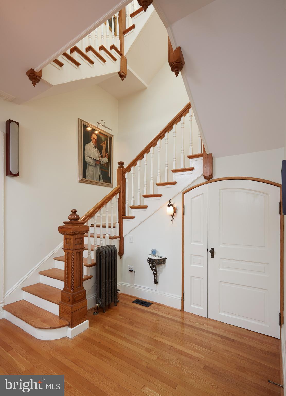 1622 S Street Northwest Washington, DC 20009 - Photo 9 of 23 Foyer with Powder Room