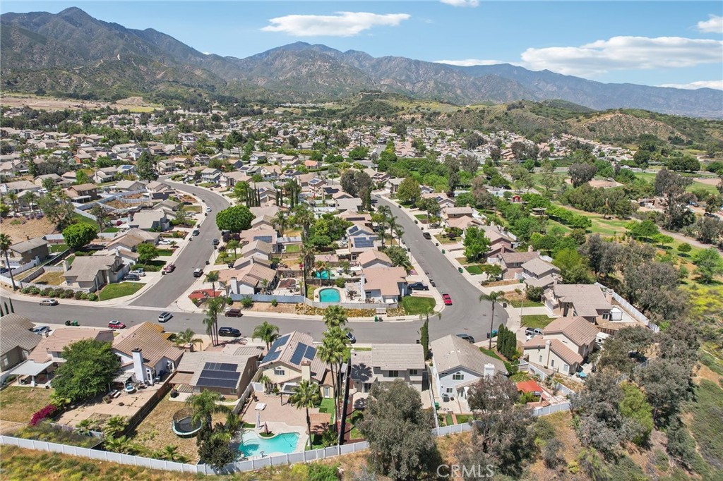 26658 Caravan Circle Corona, CA 92883 - Photo 45 of 50 an aerial view of residential houses and outdoor space