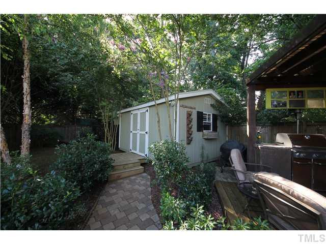 2006 Bernard Street Raleigh, NC 27608 - Photo 6 of 25 There's a workshop with an additional tool shed which can be used for storage or for lots of projects. Workshop