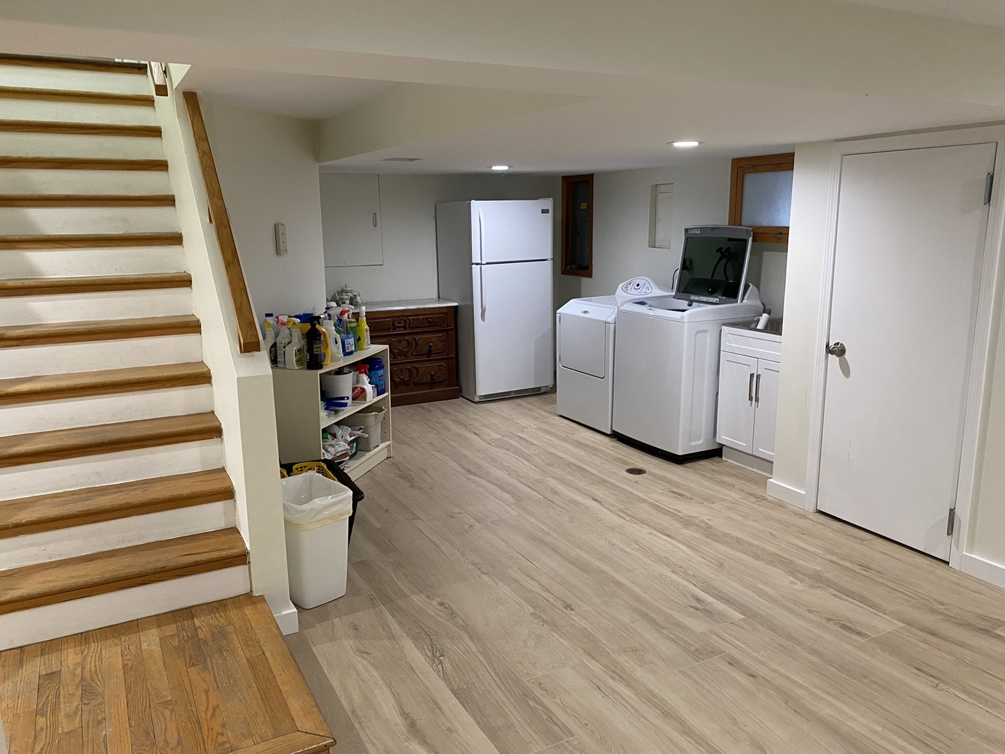 2510 Sheridan Road Evanston, IL 60201 - Photo 20 of 28 a view of a kitchen with furniture and staircase