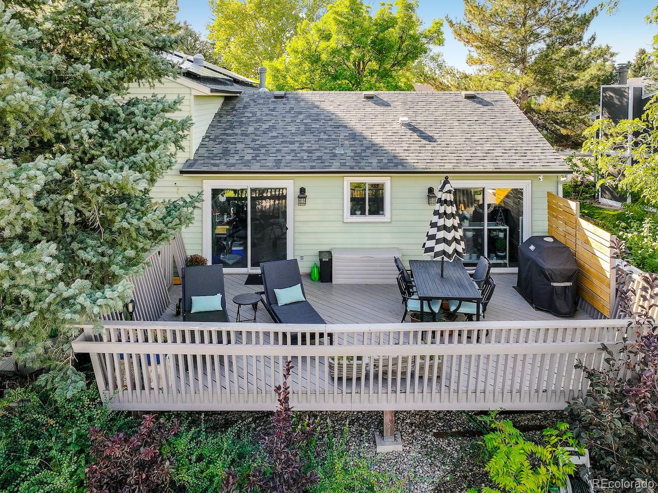10499 Newcombe Street Westminster, CO 80021 - Photo 3 of 33 a view of a house with wooden deck and furniture