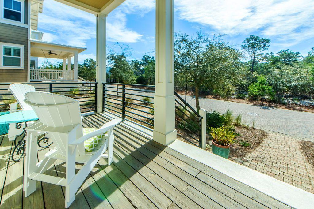 93 Gulfview Circle Santa Rosa Beach, FL 32459 - Photo 12 of 55 a view of balcony with wooden floor
