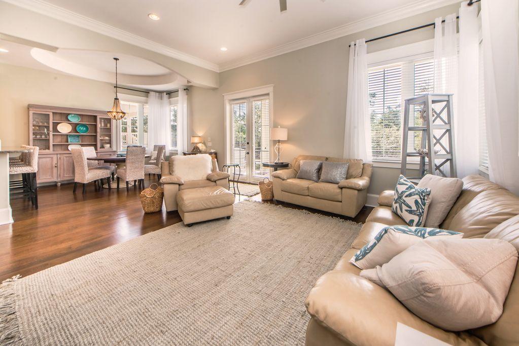 93 Gulfview Circle Santa Rosa Beach, FL 32459 - Photo 24 of 55 a living room with furniture and a large window