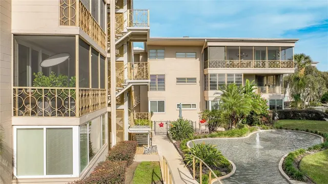 an aerial view of lake residential house with outdoor space