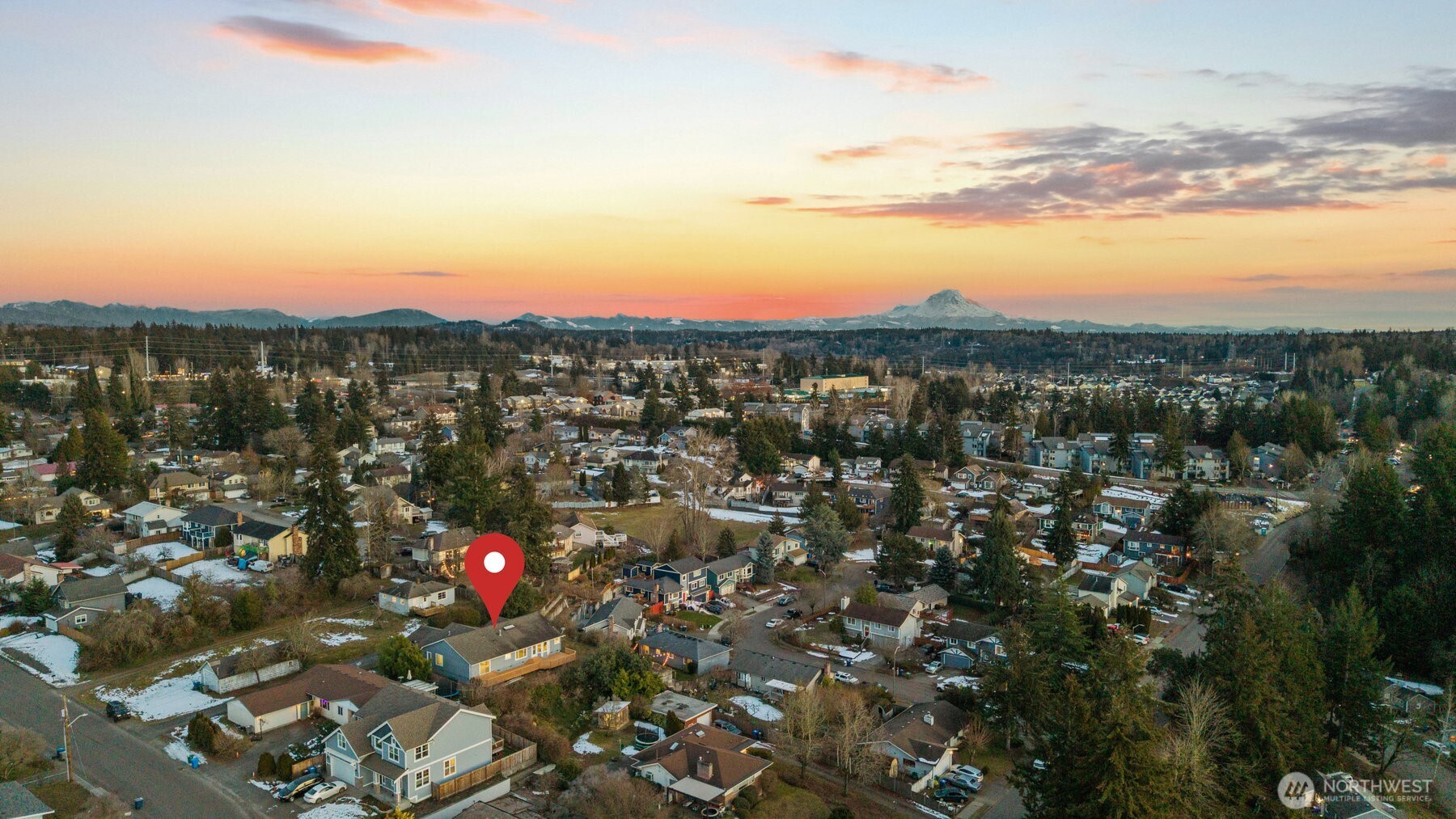 2525 Northeast 5th Place Renton, WA 98056 - Photo 32 of 33 a view of city and mountain