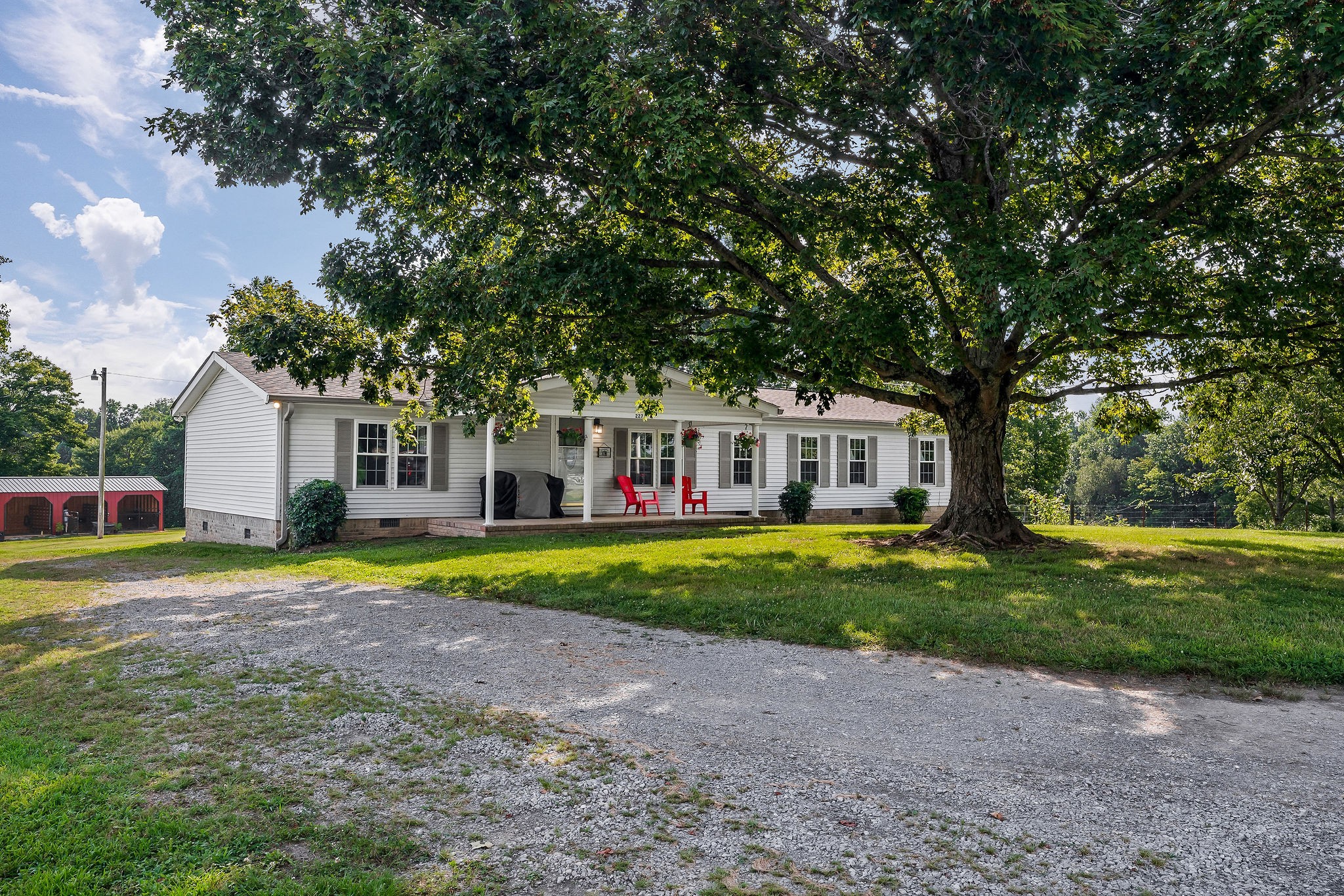 227 B A R Road Baxter, TN 38544 - Photo 37 of 52 a view of a house with a yard
