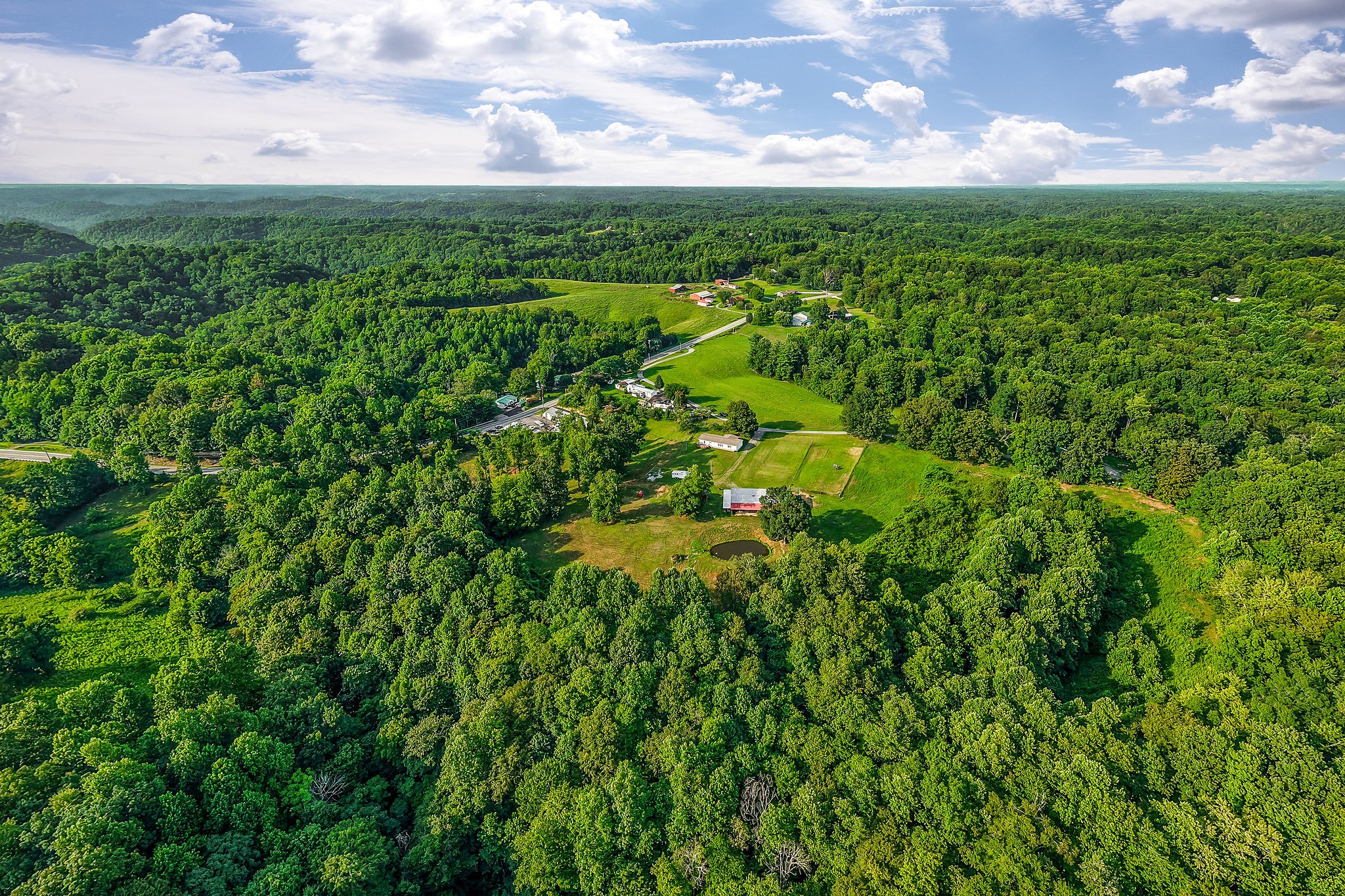 227 B A R Road Baxter, TN 38544 - Photo 49 of 52 a view of a green field with lots of bushes