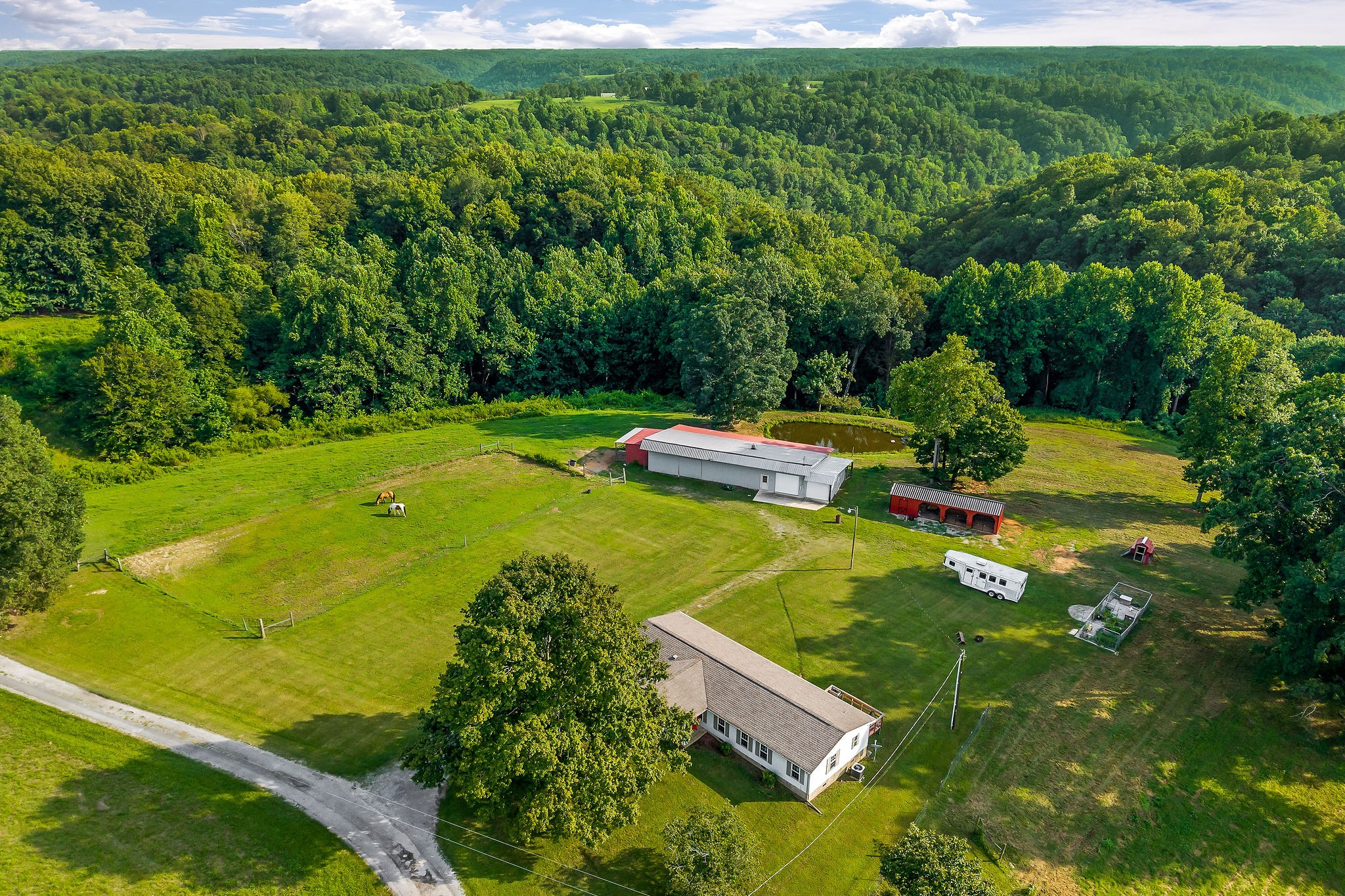227 B A R Road Baxter, TN 38544 - Photo 52 of 52 a view of a house with a big yard