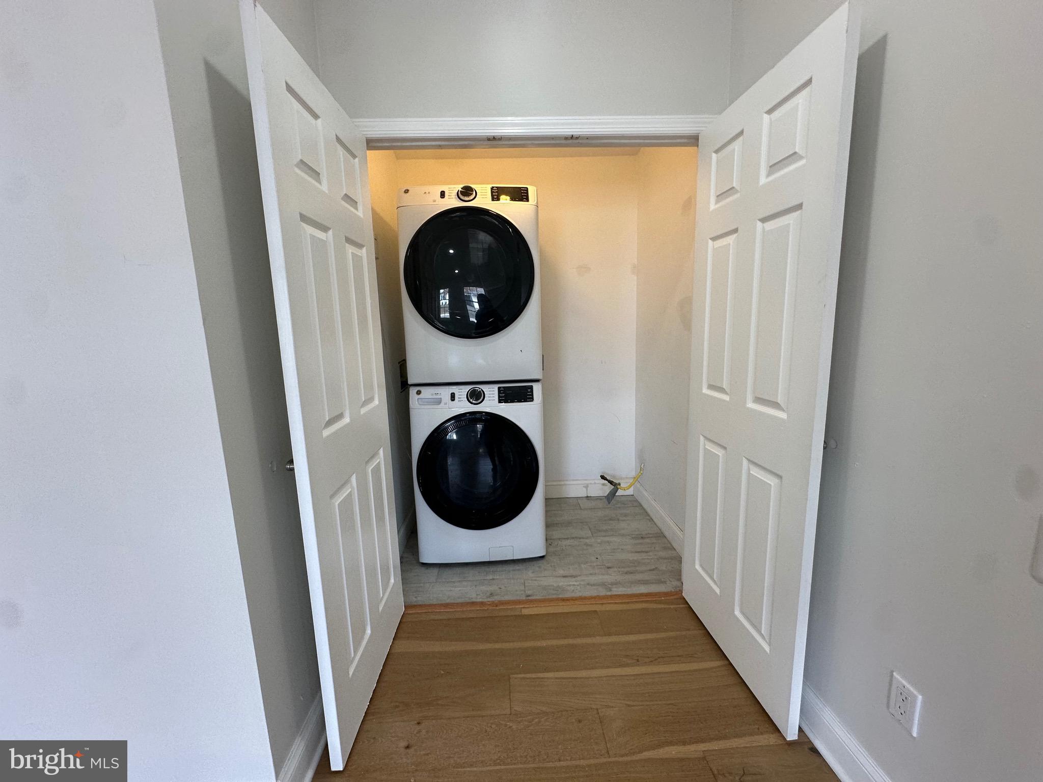 120 Lebbie Lane Fairless Hills, PA 19030 - Photo 14 of 25 a view of a storage and utility room with washer and dryer