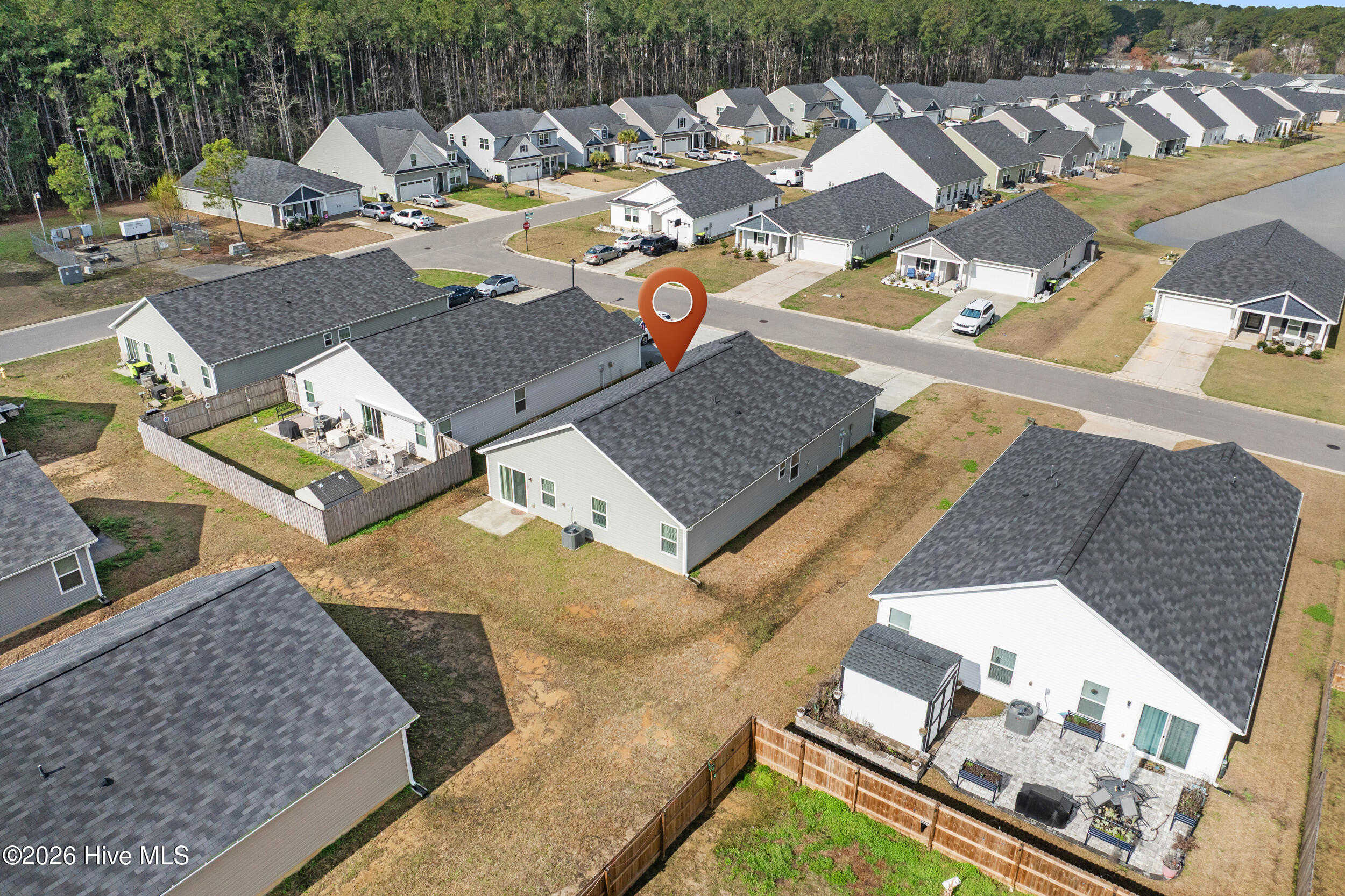 508 Lantern Light Way Calabash, NC 28467 - Photo 32 of 47 508 lantern lgt wy - aerial back