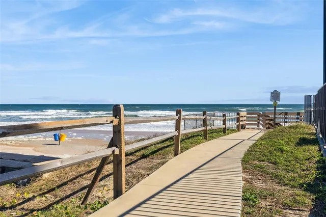 a view of ocean from a balcony