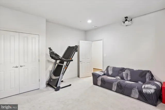 a view of a livingroom with a couch