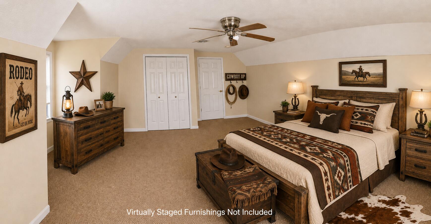 235 Iowa Colony Road Hollister, MO 65672 - Photo 46 of 68 Upper Level Bedroom 4 staged