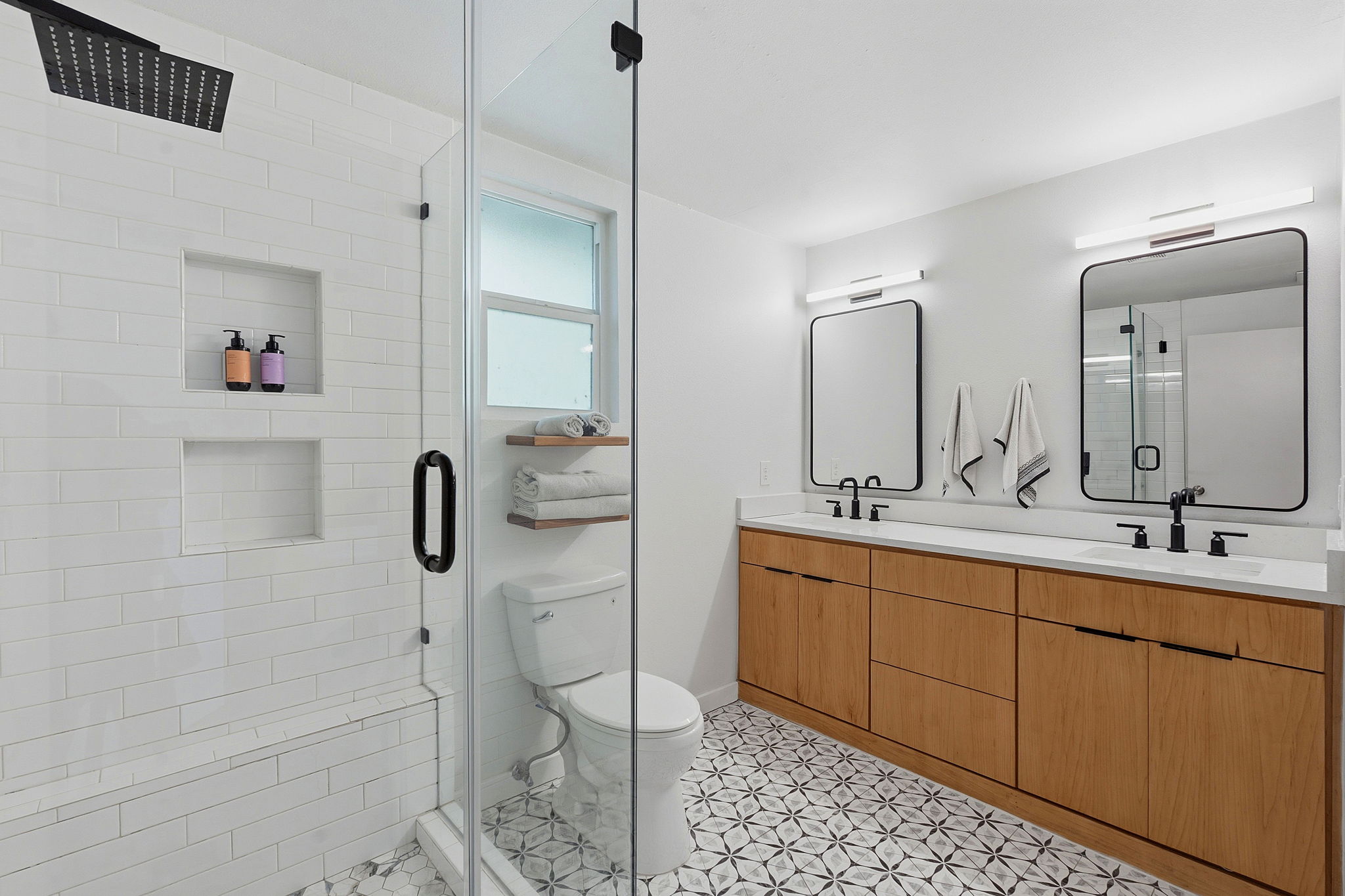 2800 West 50th Street Austin, TX 78731 - Photo 15 of 24 Fully renovated Primary Bath with custom vanity