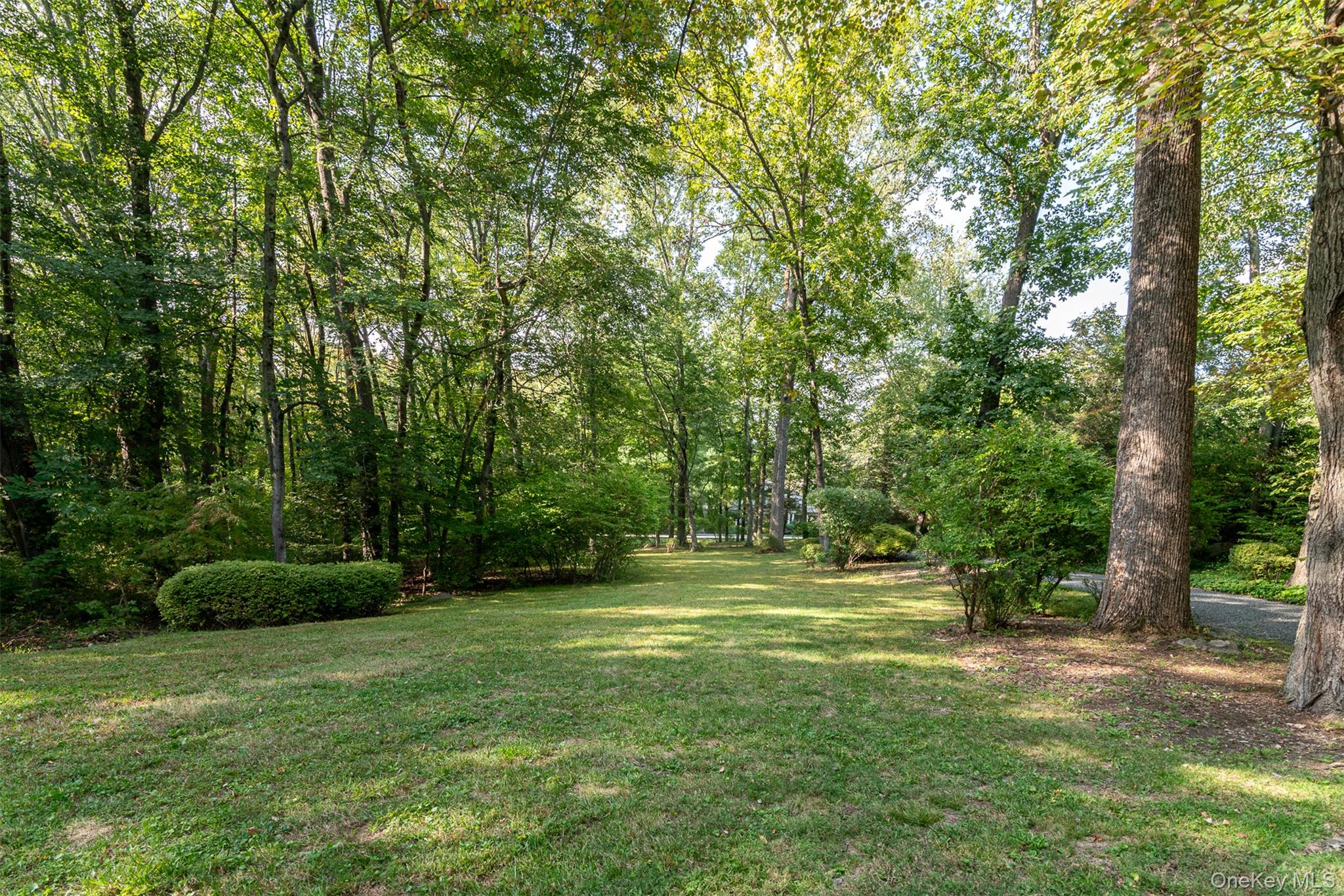 5 Hadley Road Armonk, NY 10504 - Photo 17 of 18 a view of a grassy field with trees in the background