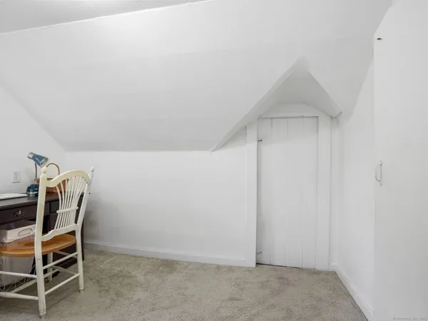 a view of a storage & utility room with furniture
