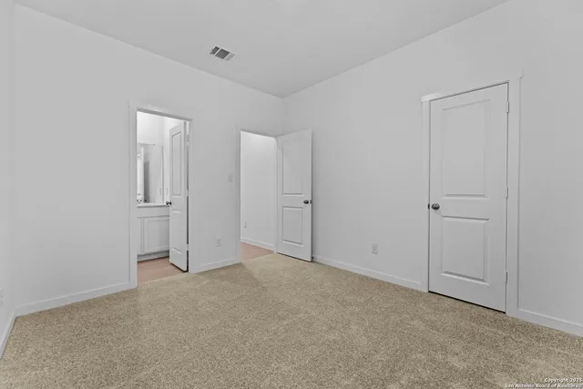 a view of an empty room