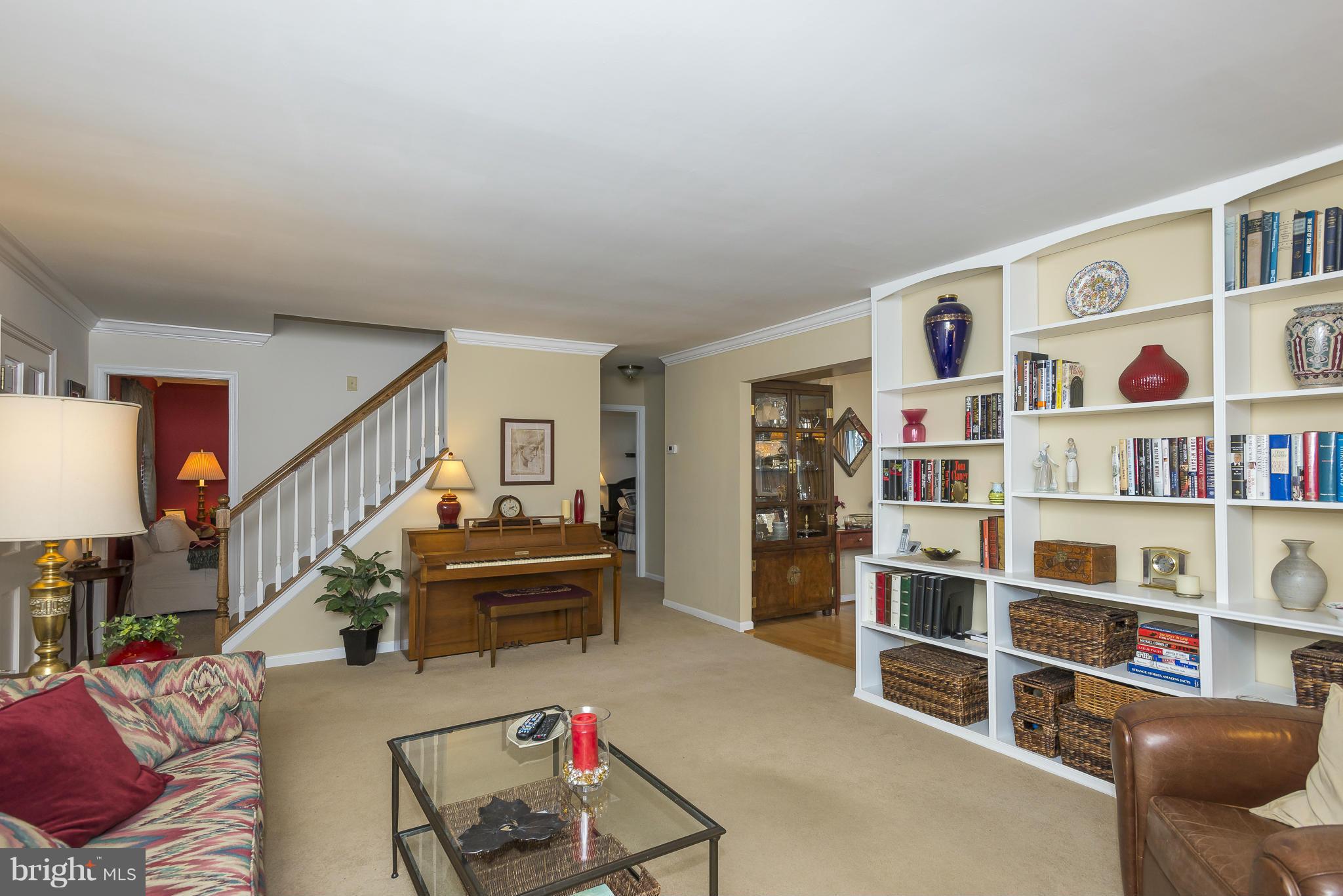 Crown molding and built-ins