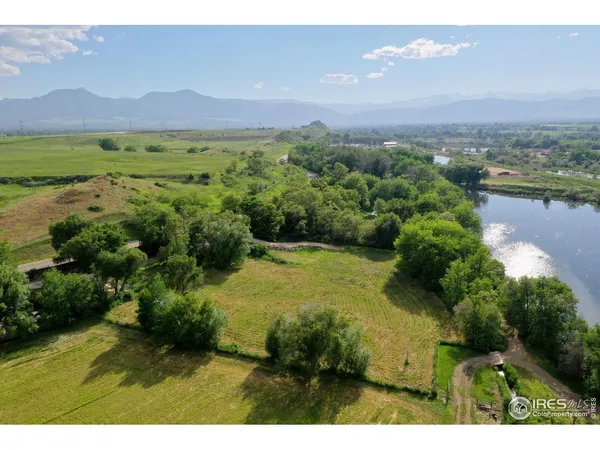 a view of an outdoor space and mountain view