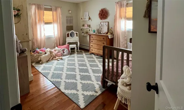 a view of a living room and dining room