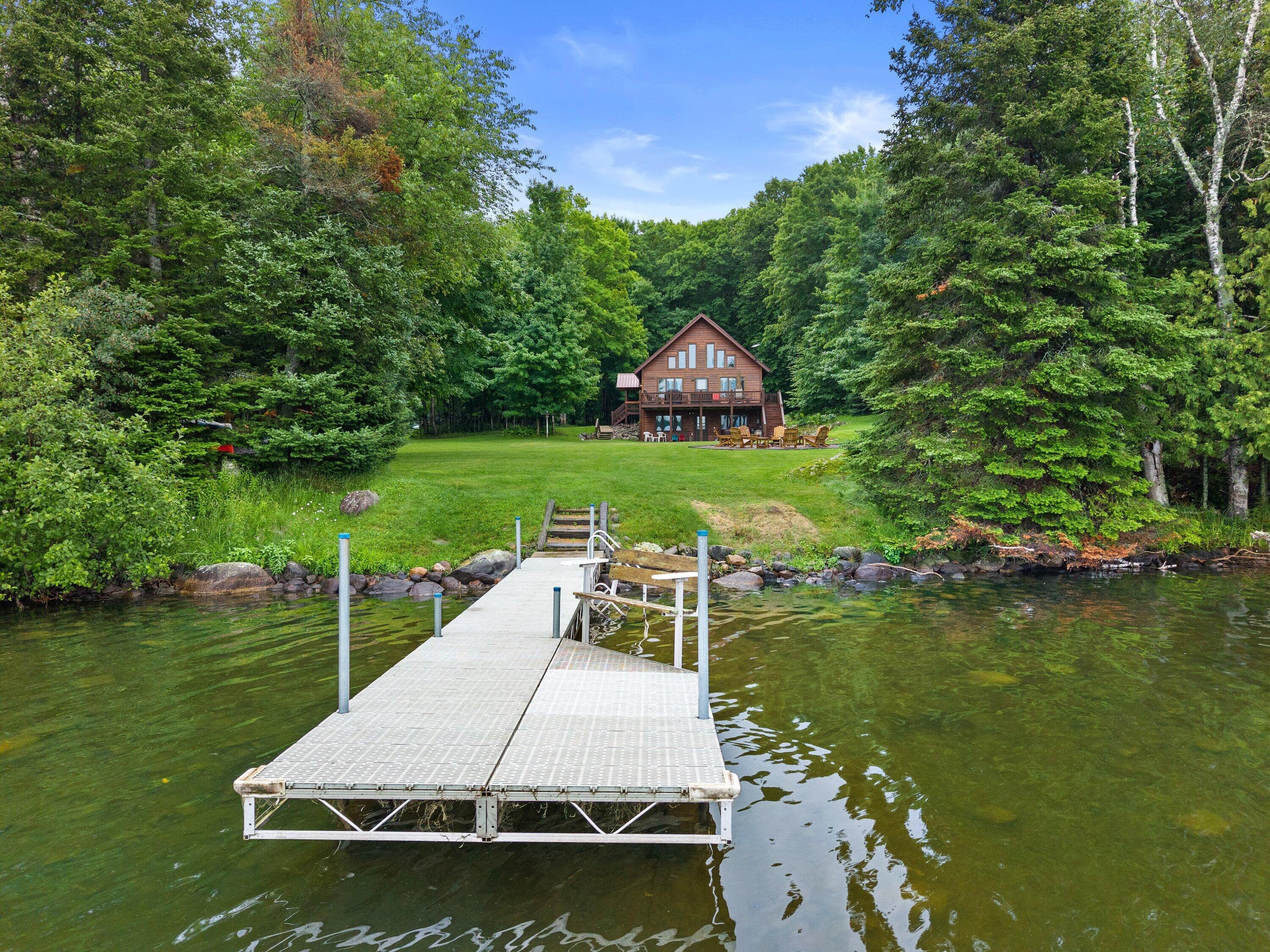 11098 East Halsey Lake Road Long Lake, WI 54542 - Photo 1 of 63 Private pier and frontage