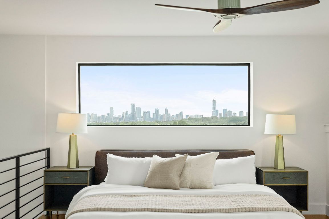 1104 Marcy Street, Unit B Austin, TX 78745 - Photo 16 of 38 a view of a balcony with furniture