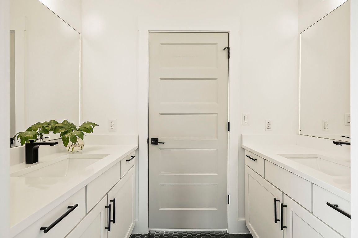 1104 Marcy Street, Unit B Austin, TX 78745 - Photo 27 of 38 a bathroom with a shower sink
