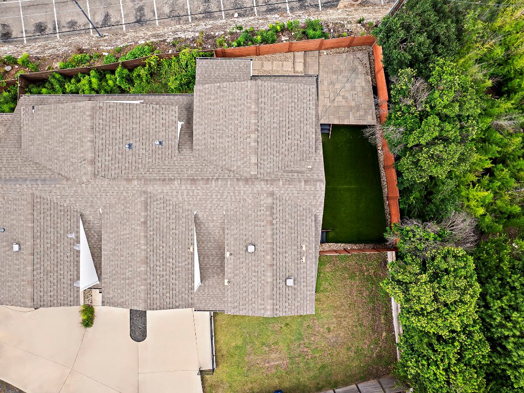 1104 Marcy Street, Unit B Austin, TX 78745 - Photo 30 of 38 an aerial view of a house with outdoor space