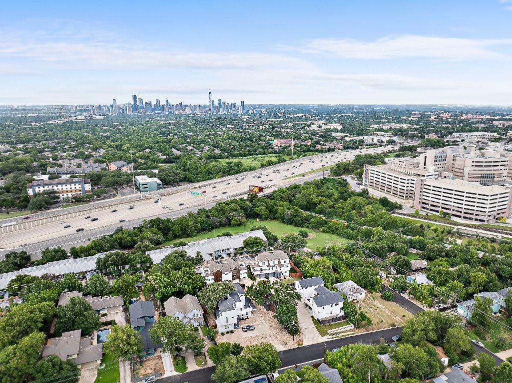 1104 Marcy Street, Unit B Austin, TX 78745 - Photo 32 of 38 an aerial view of multiple house