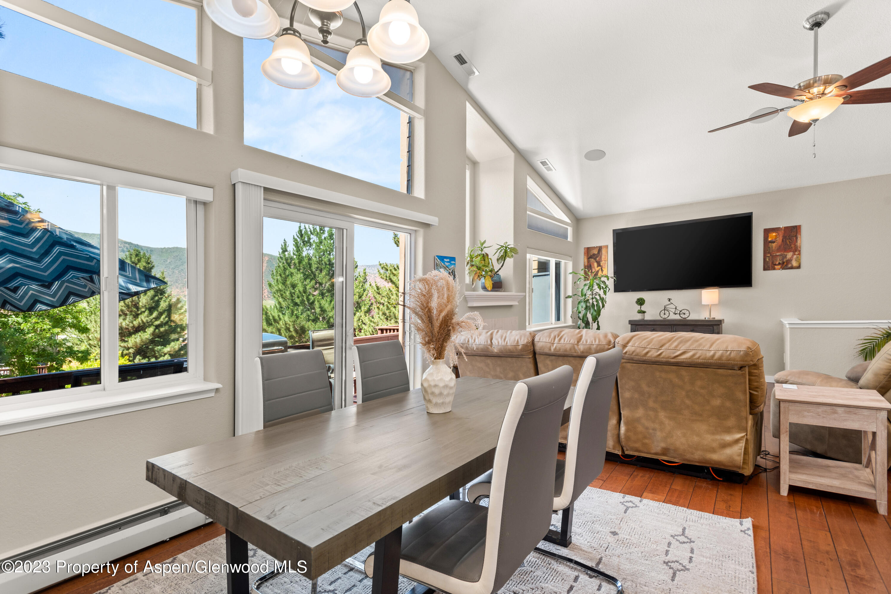 3 Pine Ridge Road Basalt, CO 81621 - Photo 6 of 28 a living room with furniture and a flat screen tv