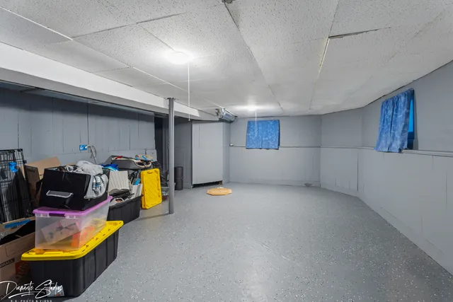 a view of a storage & utility room with stuff