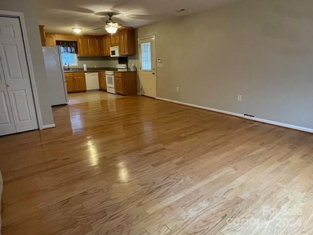 505 2nd St Place Northeast, Unit E4 Conover, NC 28613 - Photo 7 of 17 a view of kitchen with wooden floor